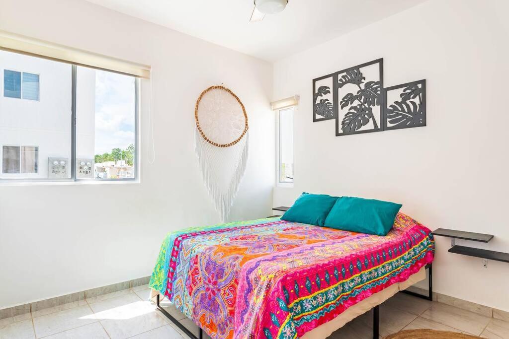 Lovely Cozy Apt W/Pool 2 Bedrooms. Great Location! Пуэрто-Морелос Экстерьер фото