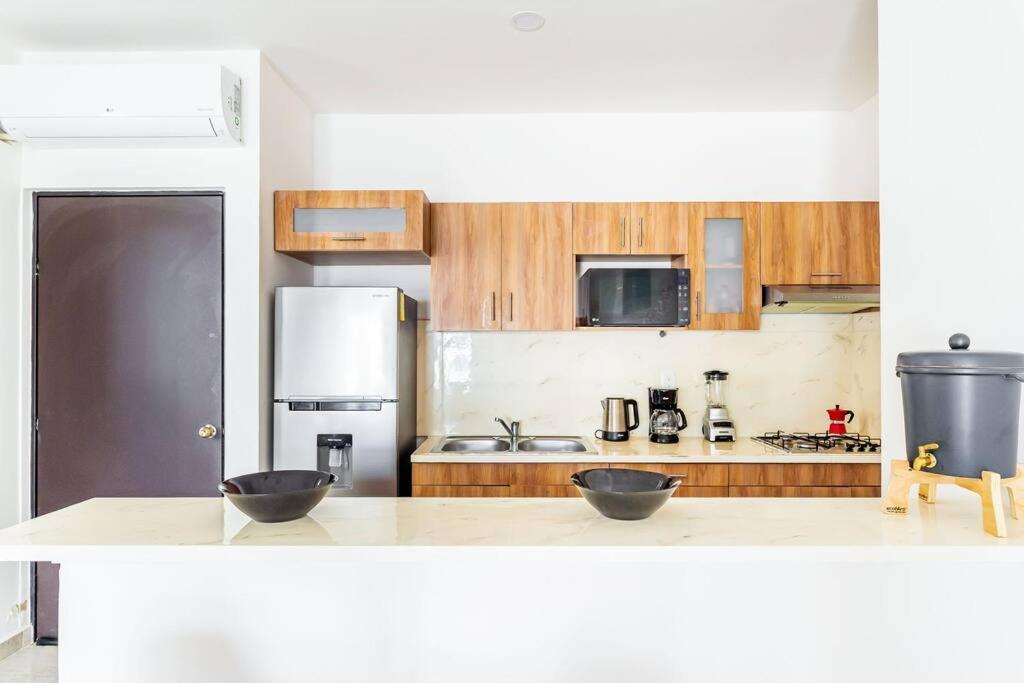 Lovely Cozy Apt W/Pool 2 Bedrooms. Great Location! Пуэрто-Морелос Экстерьер фото