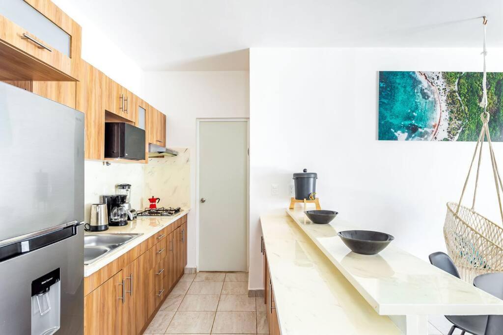 Lovely Cozy Apt W/Pool 2 Bedrooms. Great Location! Пуэрто-Морелос Экстерьер фото